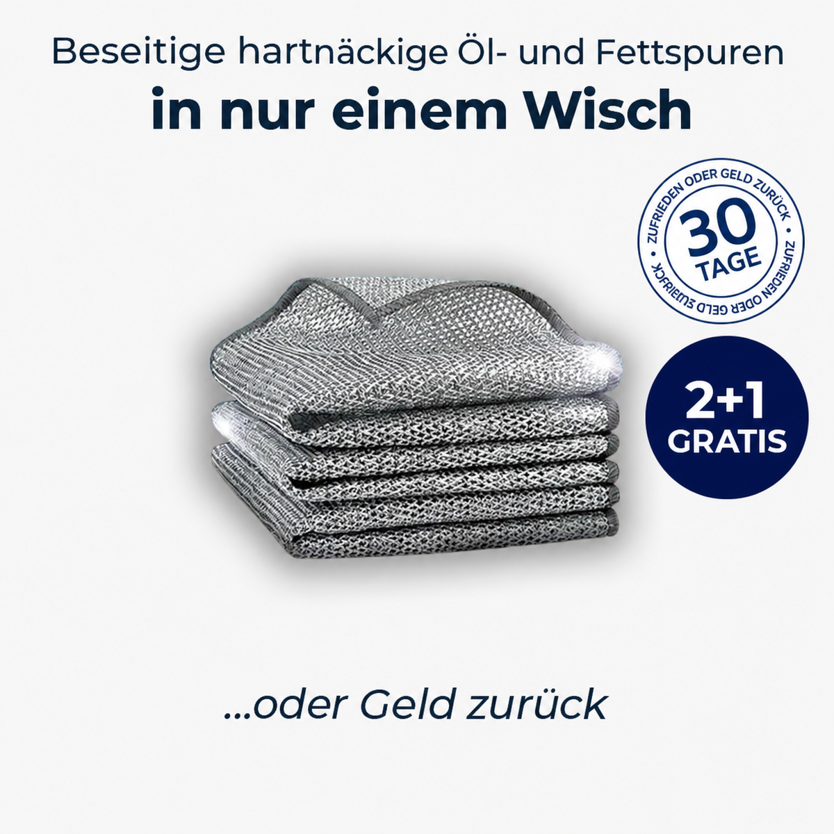KitchenClean - Magische Tücher aus Stahlwolle