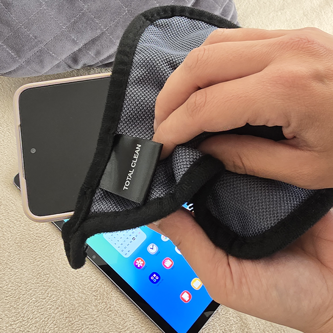 WhaleClean Mini – Mikrofasertuch für Brillen, Smartphones und Bildschirme